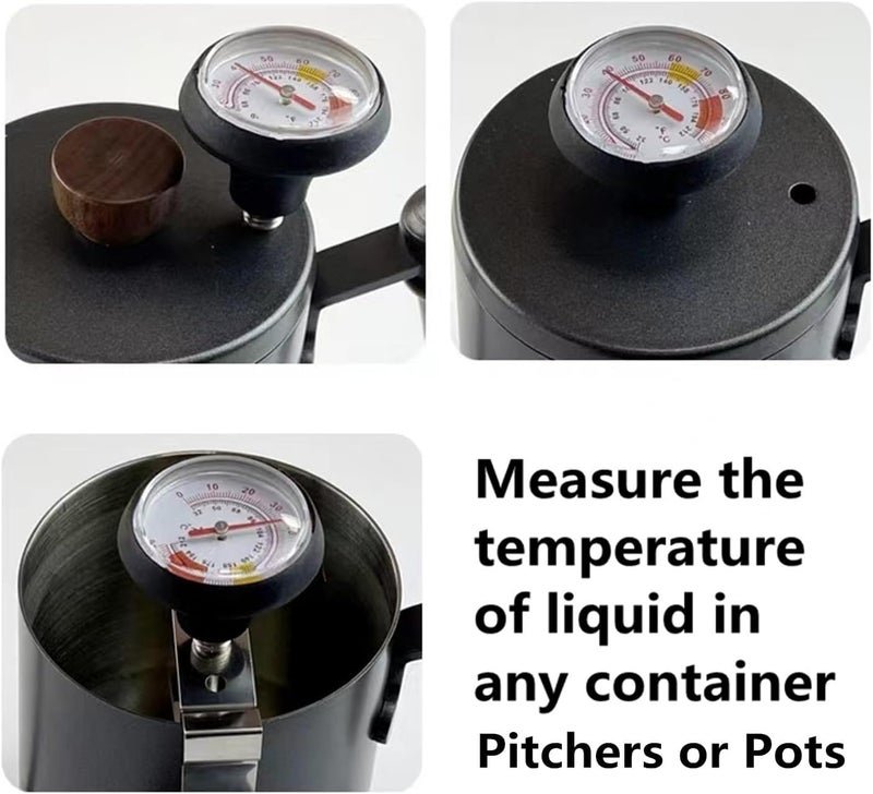 UZER Milk Frothing Thermometer for Coffee Chocolate Cappuccino Frothy Milk Foam Stainless Steel Thermometer Latte Art Pen - Image 3